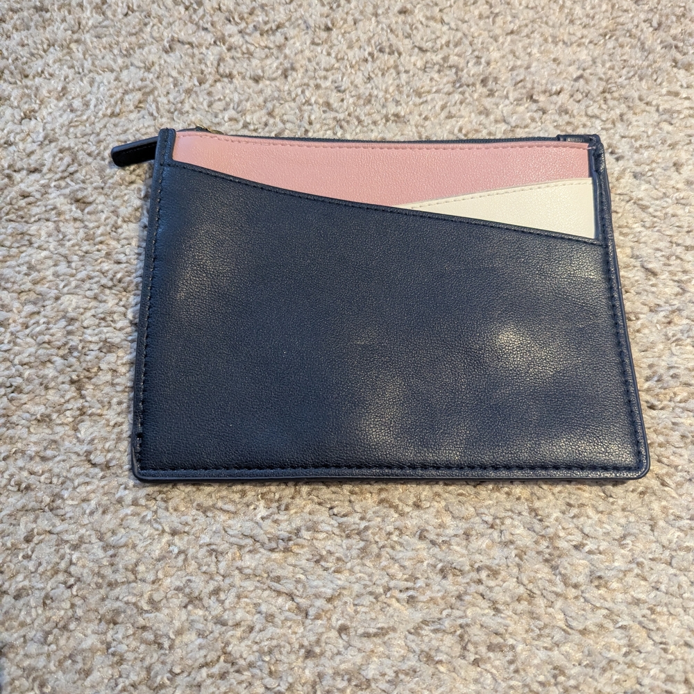 LOFT Black, Pink, and Cream Bag - Picture 1 of 5